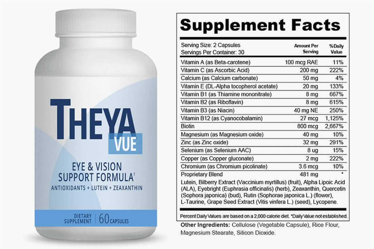 TheyaVue Supplement Facts